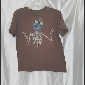 Free with purchase Volcom brownish green boys t-shirt M